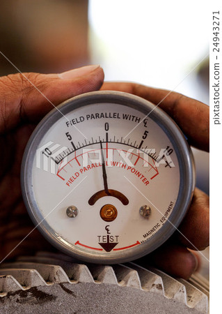 Gauss meter check magnetic field Gauss meter check magnetic field 24943271