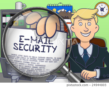 E-Mail Security through Lens. Doodle Design. E-Mail Security through Lens. Doodle Design. 24944803