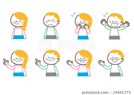 兒童姿勢男孩女孩 24945773