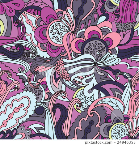 Seamless Vector floral pattern 24946353