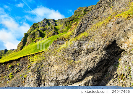 Reynisfjall Mountain at the black sand beach 24947466