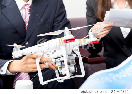 Company employee Dron Introduction review company Unmanned aerial vehicle Radio control aircraft Quad copter 24947815
