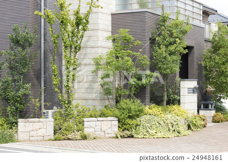 Housing planting rich entrance approach Appearance Exterior Housing planting rich entrance approach Appearance Exterior 24948161