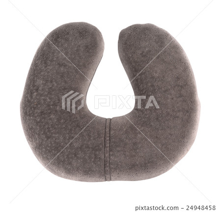 Travelling sleeping pillow isolated Travelling sleeping pillow isolated 24948458