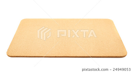 Cork serving mat isolated Cork serving mat isolated 24949053