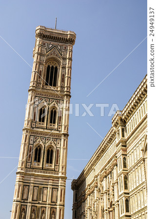 Bell tower and dome of the cathedral of Florence 24949137