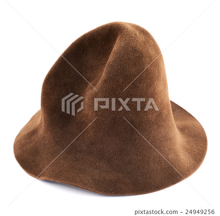 Brown hat isolated 24949256