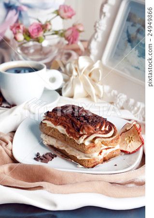 beautiful tiramisu in a still life beautiful tiramisu in a still life 24949866