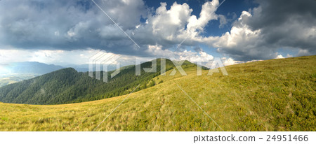 Sunny day in mountain landscape 24951466