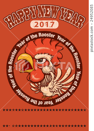 2017年新年賀卡模板“尖叫雞”學院T風附加空間空明信片垂直紅色ver。 2017年新年賀卡模板“尖叫雞”學院T風附加空間空明信片垂直紅色ver。 24952085