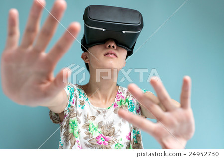 VR，女性撫摸 24952730