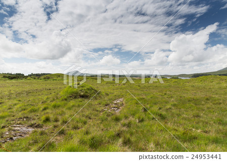 view to plain and lake at connemara in ireland 24953441