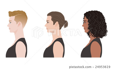 Hair style / Male - Stock Illustration [24953619] - PIXTA