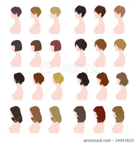Hair style / Female / Variation Hair style / Female / Variation 24953620