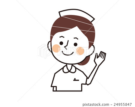 護士（簡單）抬起左手 24955847