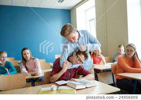 student boy suffering of classmate mockery 24956809