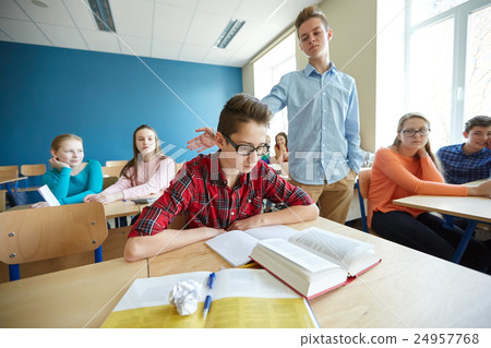 classmate offending student boy at school classmate offending student boy at school 24957768