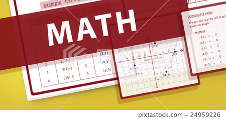 Math Mathematics Calculation Chart Concept 24959226