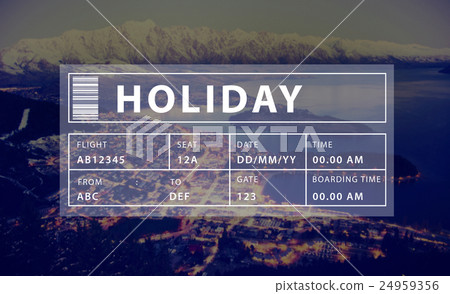 Holiday Travel Tourism Relaxation Graphic Concept Holiday Travel Tourism Relaxation Graphic Concept 24959356