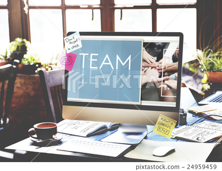 Team Teamwork Help Share Contribute Concept Team Teamwork Help Share Contribute Concept 24959459