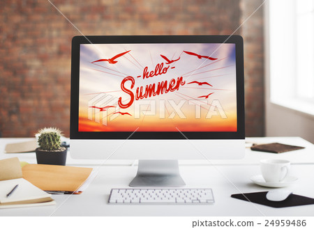 Summer Beach Holiday Vacation Summertime Concept 24959486