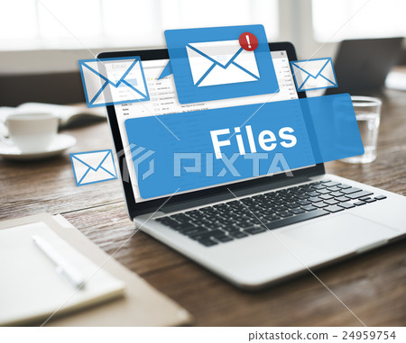 Files Attachment Email Online Graphics Concept Files Attachment Email Online Graphics Concept 24959754
