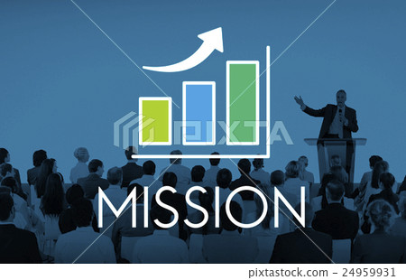 Business Development Growth Bar Chart Concept 24959931