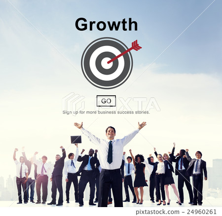 Growth Progress Development Icon Concept Growth Progress Development Icon Concept 24960261