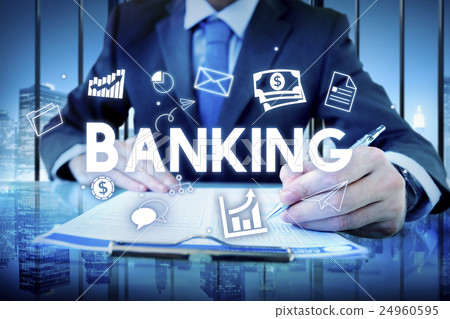 Banking Financial Economy Money Currency Concept Banking Financial Economy Money Currency Concept 24960595
