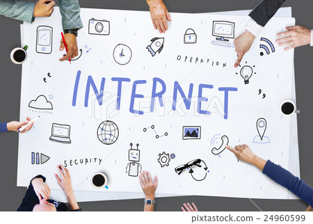 Communication Connection Internet Multimedia Technology Concept Communication Connection Internet Multimedia Technology Concept 24960599