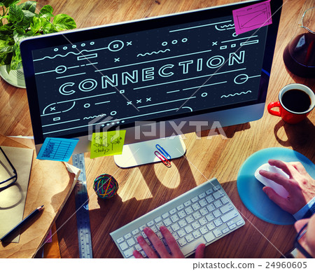 Technology Digital Connection Innovation Internet Concept 24960605