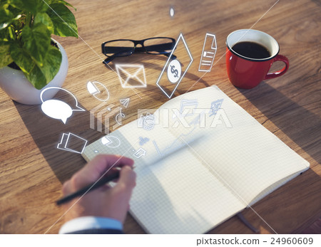 Corporate Management Strategy Solution Branding Concept Corporate Management Strategy Solution Branding Concept 24960609
