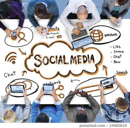 Social Media Internet Network Technology Cocnept Social Media Internet Network Technology Cocnept 24960610