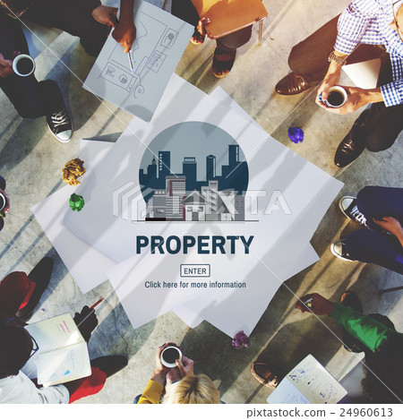 Property Business Financial Estate Investment Concept Property Business Financial Estate Investment Concept 24960613