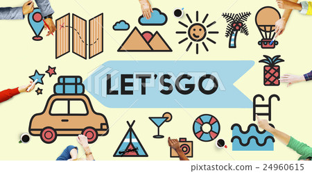 Travel Vacation Sun Fun Enjotment Concept Travel Vacation Sun Fun Enjotment Concept 24960615