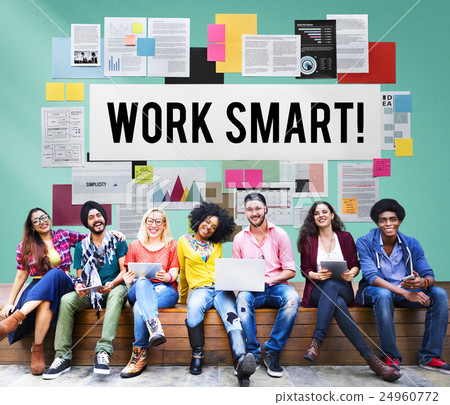 Work Smart Effectively Creative Thinking Concept 24960772