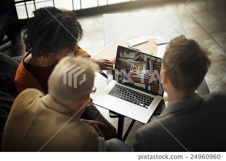 People Meeting Ideas Creativity Imagination Teamwork Concept 24960960