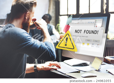 Not Found 404 Error Failure Warning Problem Concept Not Found 404 Error Failure Warning Problem Concept 24961055