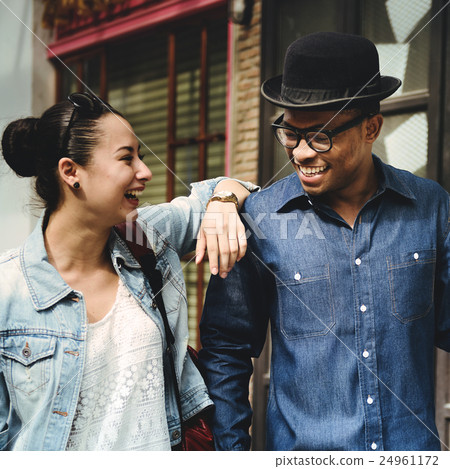 Couple Outdoors Happiness Lifestyle Togetherness Concept 24961172