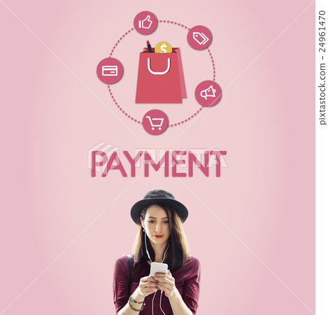 Shopping Online Buy Sale Shopahoslics Concept 24961470