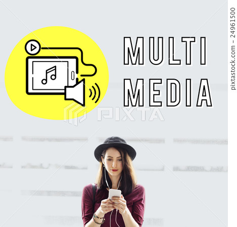 Podcast Digital Device Social Media Concept 24961500