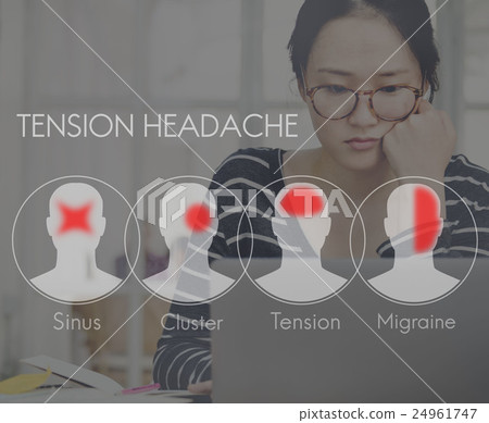 Headache Symptom Migraine Tension Cluster Concept 24961747