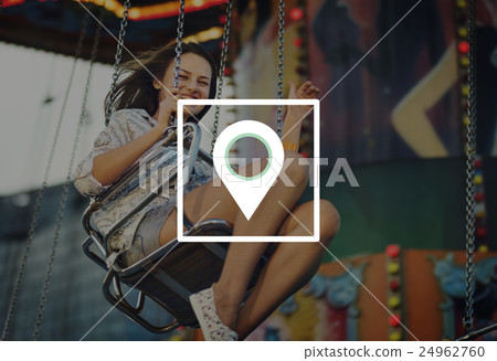 Location Global Positioning System Navigation Trip Concept 24962760