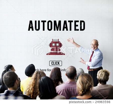 Automated Electronic Factory industrial Machine Concept 24963598