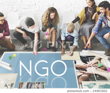 NGO Contribution Corporate Foundation Nonprofit Concept 24963802