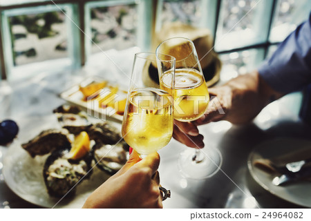 Toast Cheers Alcohol Beverage Celebration Party Concept 24964082