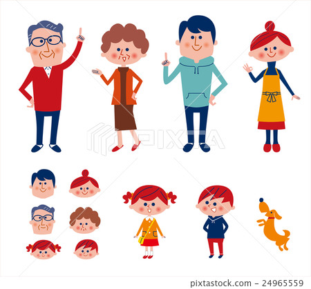 6 families and 1 animal 24965559