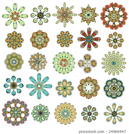 Round Ornament Pattern 24966947