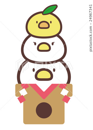 公雞Miko新年卡片模板 公雞Miko新年卡片模板 24967341