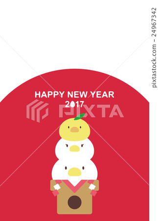 公雞Miko新年卡片模板 公雞Miko新年卡片模板 24967342